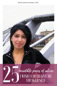 Advice to My Younger Self - 1